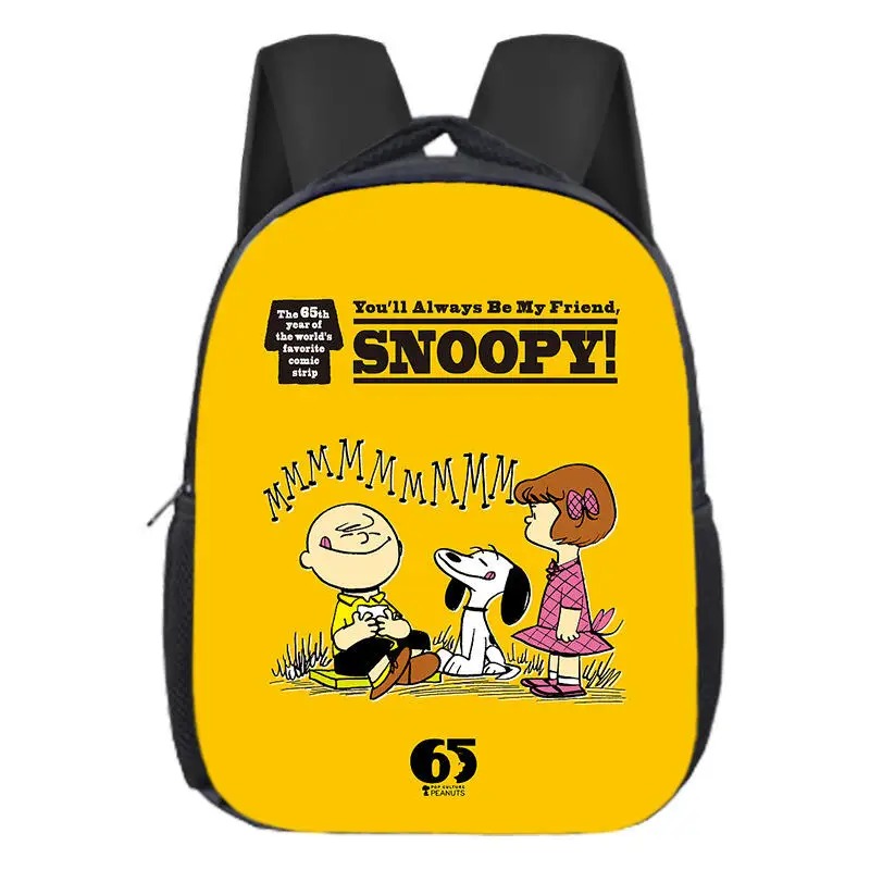 Travel Accessories As Gifts - Snoopy Peanuts Cartoon Backpack for Kids
