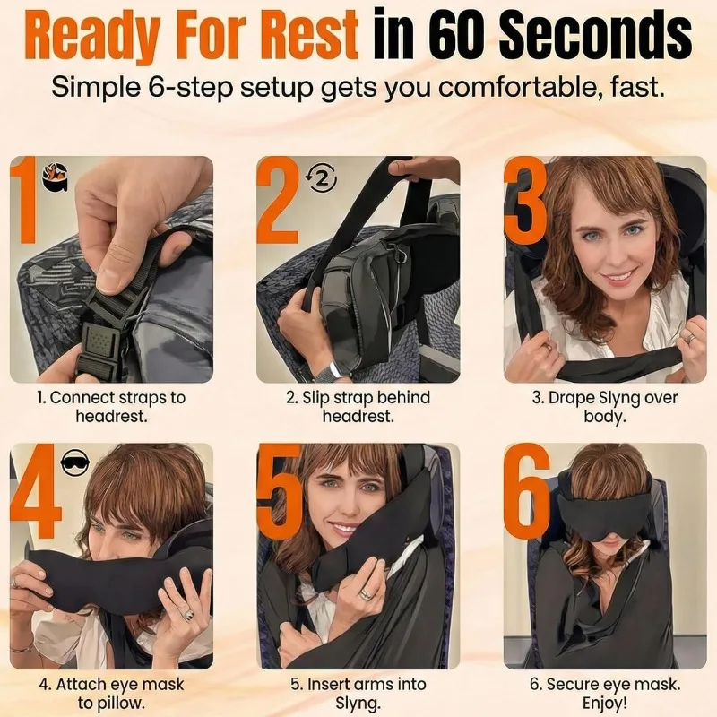 3-in-1Airplane Sleep Support S - đánh giá và giá Travel Accessories Long Flight