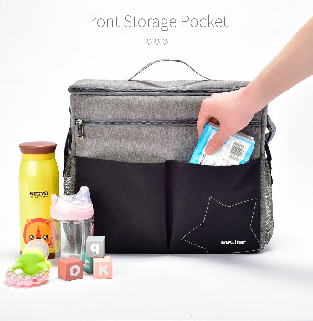 Insular Large Capacity Baby Di - đánh giá và giá Travel Accessories Baby