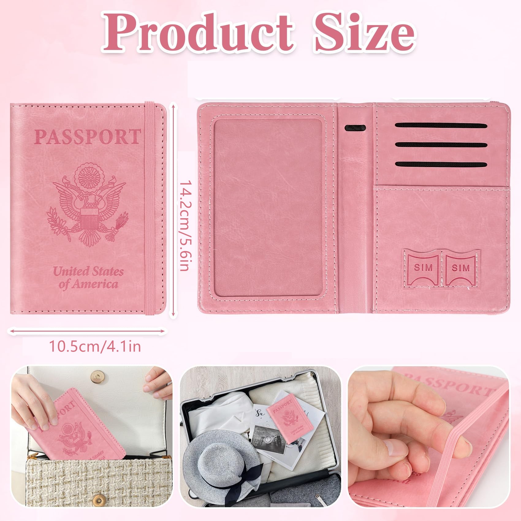 Passport Holder for Travel, Rf - đánh giá và giá Travel Accessories Wallet