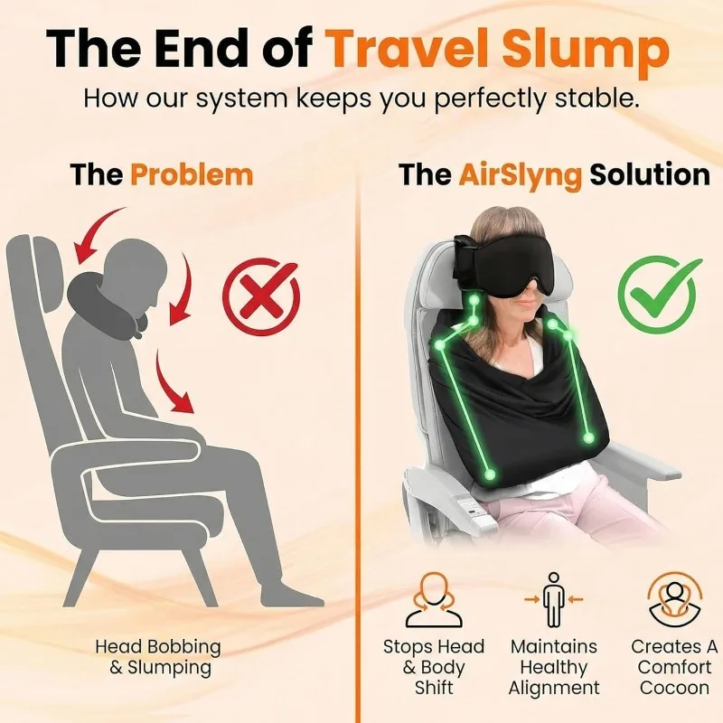 3-in-1 Airplane Sleep Support  - đánh giá và giá Travel Accessories Long Flight