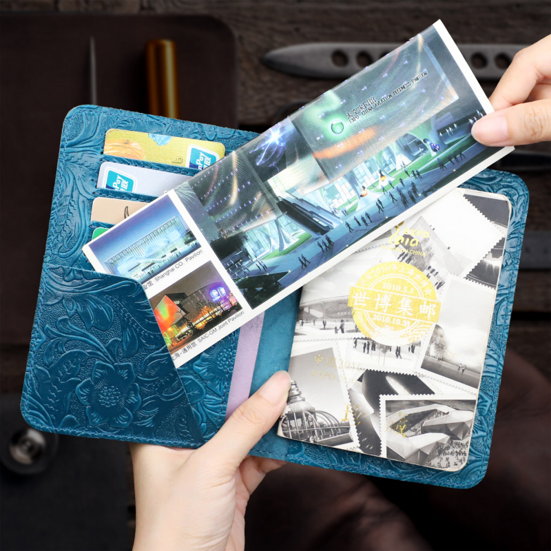 Genuine Leather Passport Holde - đánh giá và giá Travel Accessories Wallet