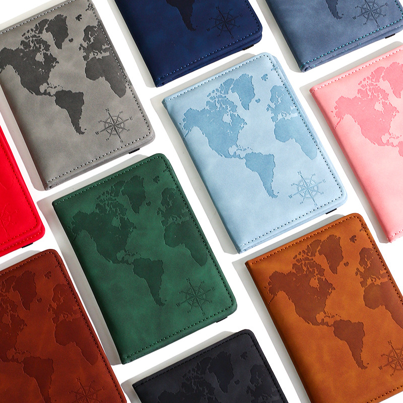 New Map Printed Passport Holde - đánh giá và giá Travel Accessories India