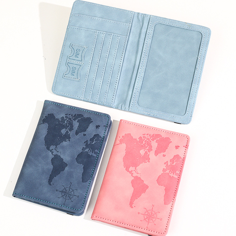 New Map Printed Passport Holde - đánh giá và giá Travel Accessories India