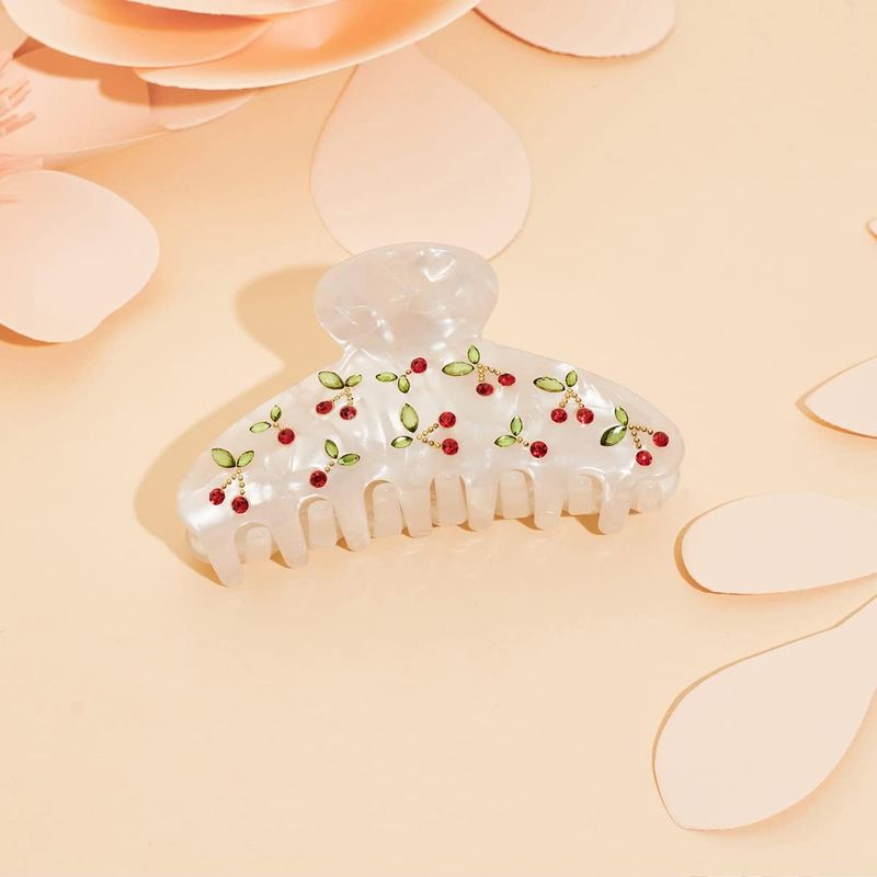 1pc Cherry Hair Clip, Rhinesto - đánh giá và giá Travel Accessories Aesthetic