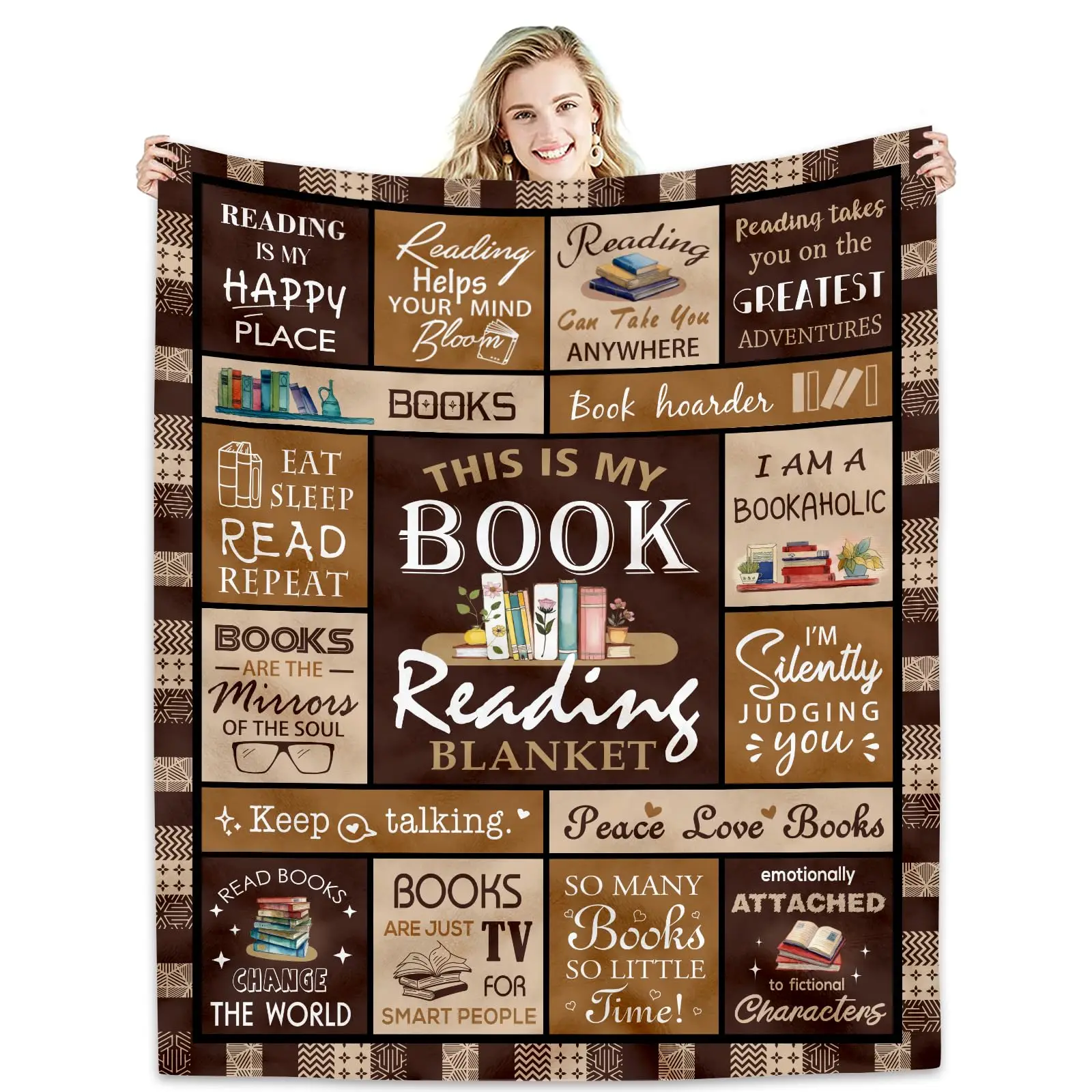 Book Lovers Gift Blanket- Best - đánh giá và giá Travel Accessories Ideas