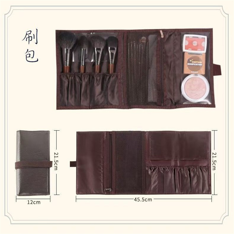 PU Leather Makeup Brush Roll B - đánh giá và giá Travel Accessories Organizer Bag