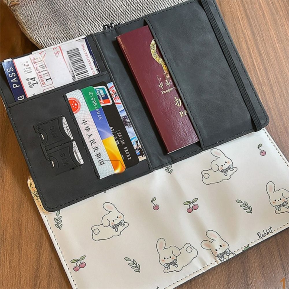 Rabbit Print Passport Holder U - đánh giá và giá Travel Accessories Wallet