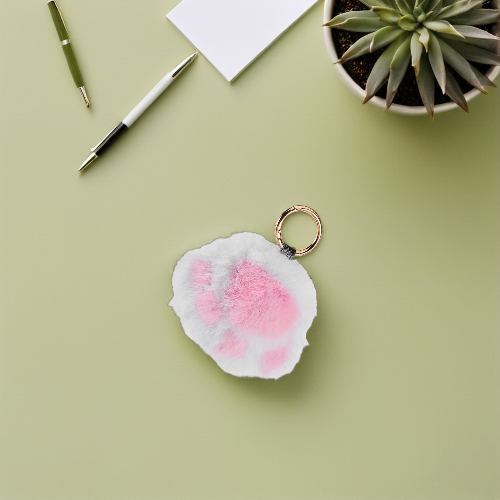 Cute Cat Paw Keychain Charm Pl - đánh giá và giá Travel Accessories Ideas