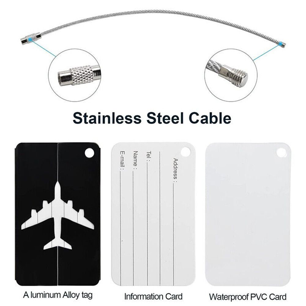 Aluminium Travel Luggage Tags  - đánh giá và giá Travel Accessories India
